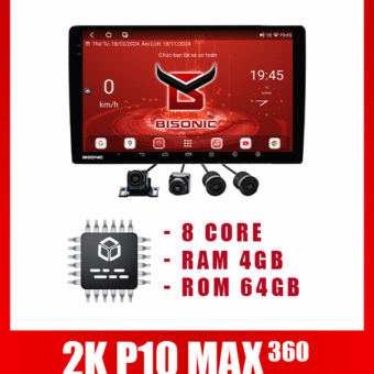 Màn hình android Bisonic 2K P10 Max 360
