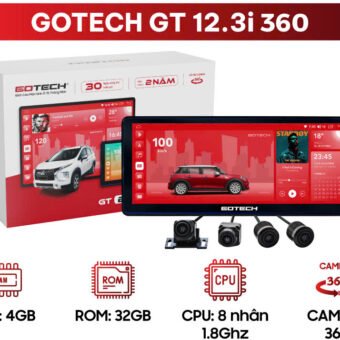 MÀN HÌNH Ô TÔ THÔNG MINH GOTECH GT 12.3i 360