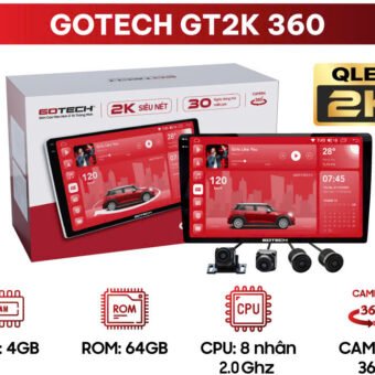 Màn hình Android GOTECH GT 2K 360 (Tích hợp Camera 360)