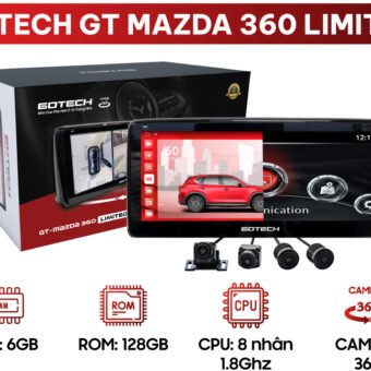 MÀN HÌNH Ô TÔ THÔNG MINH GOTECH GT MAZDA 360 LIMITED