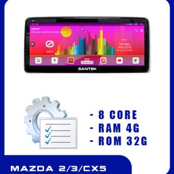 Màn Hình Santek Mazda 2/3/CX5