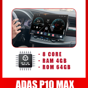 Màn hình android P10 MAX ADAS 2K 360