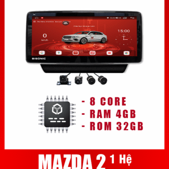 Màn hình android Mazda 2-1 hệ